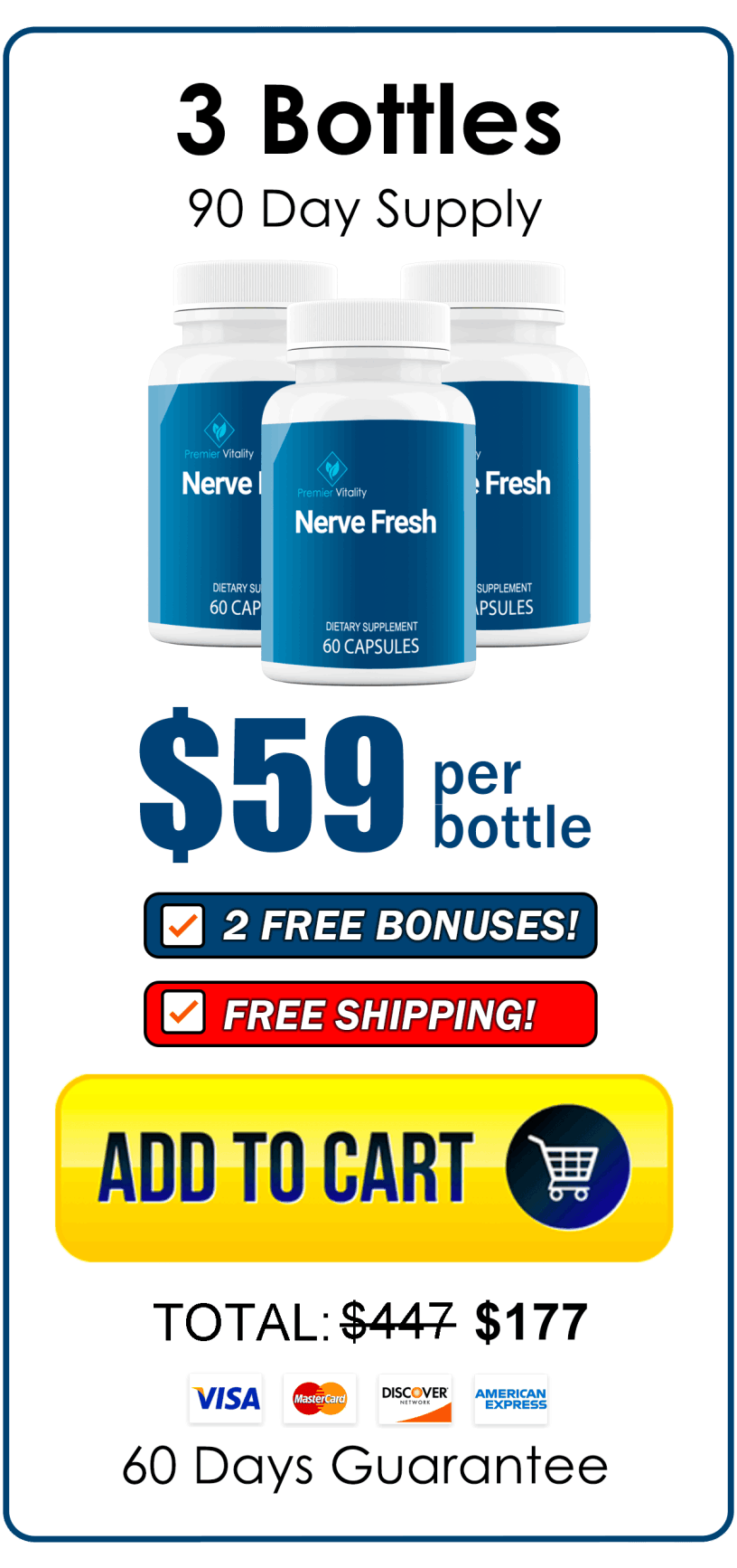 Nerve Fresh 3 Bottle